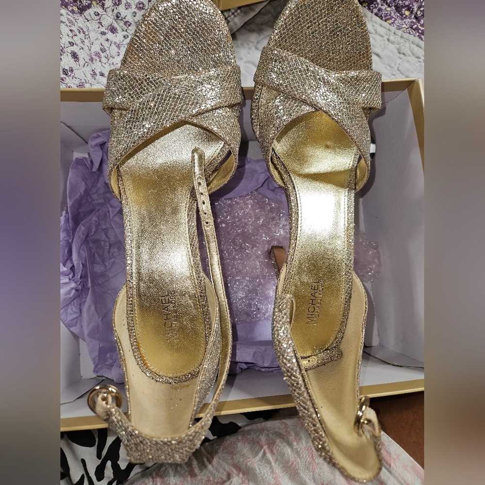 Michael Kors Alexia Sandal Glitter